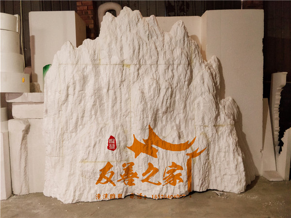 雪山泡沫雕塑-雪山泡雕